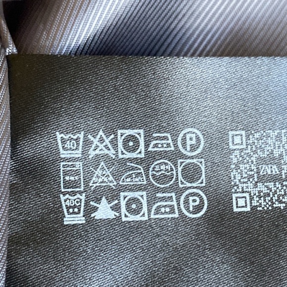 NWT. Zara Light Grey Pin Striped V-neck Waistcoat. Size XS. - Picture 9 of 11